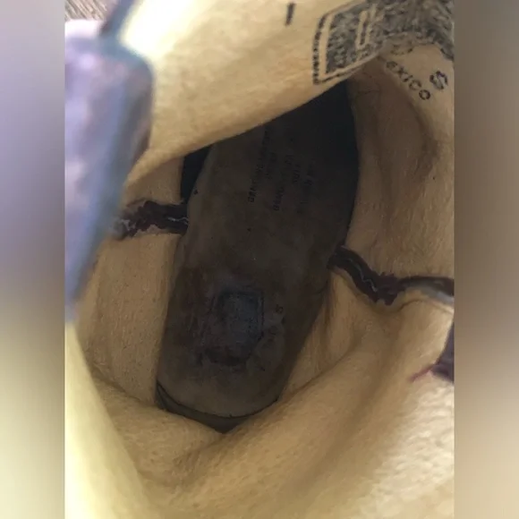 Horse Power Croc Exotic Print Square Toe Cowboy Western Boots Youth size 1 - Picture 6 of 6